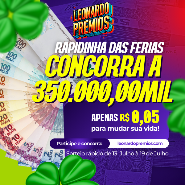 🚨 RAPIDINHA PREMIADA: R$350 MIL NO PIX! 💸